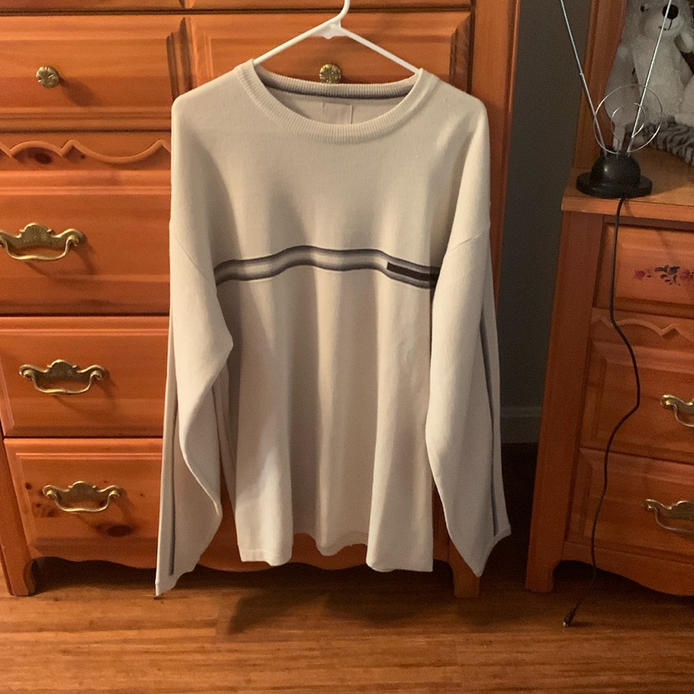 99% acrylic 1% other fiber sweater